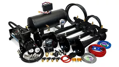 Hornblasters Conductor's Special 244 Nightmare Edition Train Horn Kit HK-S4-244K • $1045.02