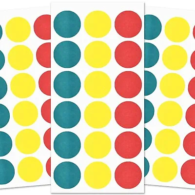 £2.98 • Buy 19mm Round COLOURED DOT STICKERS Self Adhesive EASY PEEL Sticky Circle Labels