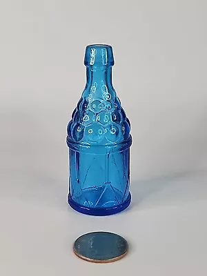 Vintage McGivers American Army Bitters Blue Miniature Glass Bottle  • $1