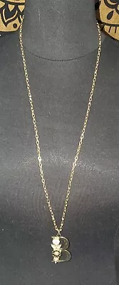 Monogram B Initial Pendant Necklace Jewelry Ornament Chain Women Fashion 36  • $9.99