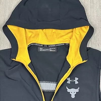 Under Armour Vest Mens Medium 1/4 Zip Hoodie Project Rock Performance Heatgear • $38.97