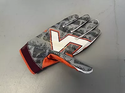 Virginia Tech Hokies Team Issued Game Used Single Right Hand Glove Nike Size 3XL • $19.99