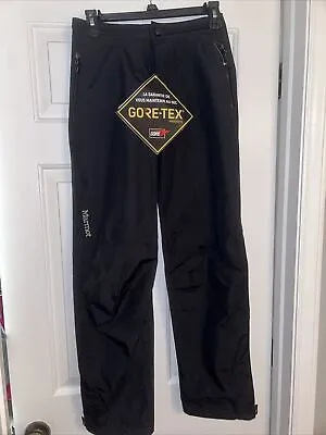 Marmot Womens  Solid Black Gore-Tex Pants Size Small NWT • $50