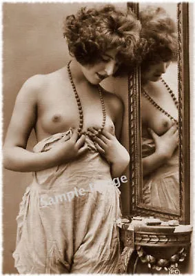 £4 • Buy Vintage 2 Retro Erotic Nude Female Sepia A4 A3 A2 PHOTO EDIT REPRINT RussellArt