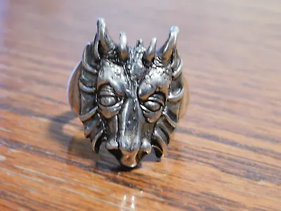 Vintage American Biker 3-D 1992 Dragon Ring Sz 13 • $39.99