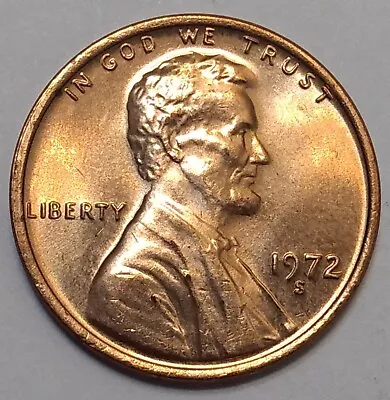 1972-S Gem Mint State Lincoln Cent • $2.50