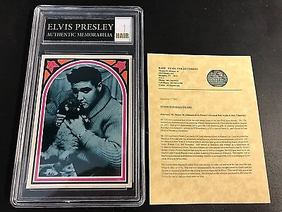 Elvis Presley Authentic Hair Memorabilia With 1978 Trading Card #28 Certified! • $59.95