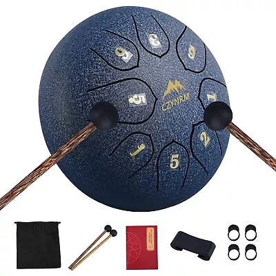 Steel Tongue Drum 8 Notes 6 InchesMusical Mind Healing Drum Percussion Instr... • $28.27