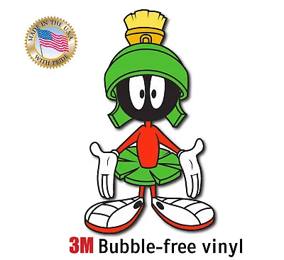 Marvin The Martian Decal Sticker 3m Usa Made Truck Vehicle Window Car Laptop • $55.89