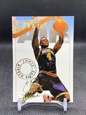 Chris Webber Michigan Golden State Royal Air Gold Foil Basketball Card  • $2