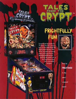 $35.99 • Buy Tales From The Crypt Pinball (DE) - CPU V3.03 /DISP V3.01 ROM Upgrade Chip Set