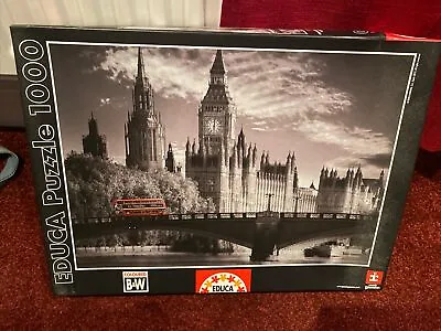 Educa Jigsaw Puzzle   London Bus   1000 Piece Fully Complete • £6