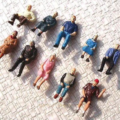 30 Pcs Sitting Passengers Seated Figures O Scale 1:48 Painted People 10 Poses • $24.99