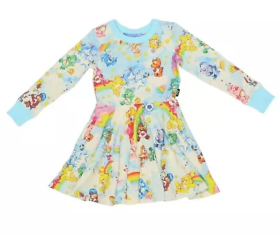 Rock Your Kid Care Bears Dress - Blue - Size 5 • $44.95