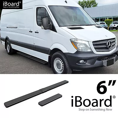 APS Running Board Step 6in Steel Black Fit Dodge Mercedes-Benz Sprinter 10-24 • $219