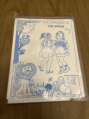 $9.99 • Buy Vintage 1982 Sewing Pattern GG's Of Birmingham The Apron Girls Sizes 6-10