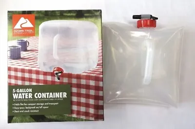 NIB Portable Ozark Trail 5 Gallon Collapsible Water Container Camping Outdoor • $19.95