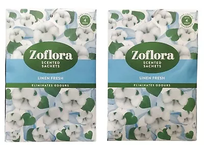 Zoflora Scented Sachets Eliminates Odours Fresh LinenRhubarbMidnight Blooms. • £3.45