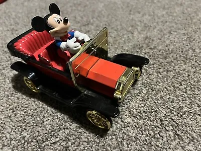 Vintage Disney Mickey Mouse Driving Classic Car (Plastic) Roadster Vintage Car • £12