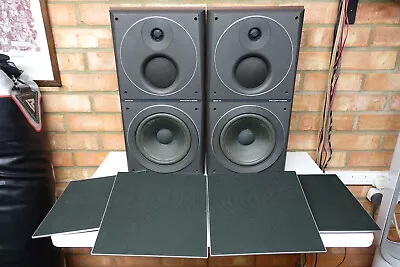 Bang & Olufsen Beovox S55 Speakers - B&O - Working But They Do Need Attention • £200