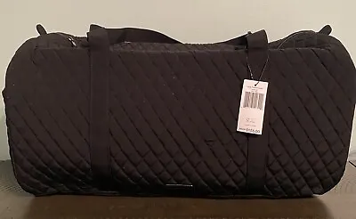 VERA BRADLEY  Large Traveler Duffel Bag CLASSIC BLACK NWT • $105