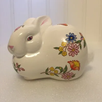 Prestige Bunny Rabbit Cotton Ball Dispenser Holder Bathroom Vanity Decor Easter • $12.99