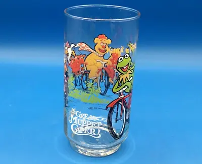 MCDONALDS Muppet Caper Kermit Collector's Glass 1981 VINTAGE Fast Free Shipping! • $12.88