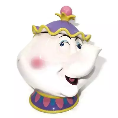 Schmid Porcelain Musical Collectible Disney Mrs Potts Plays Be Out Guest Beauty • $40.49