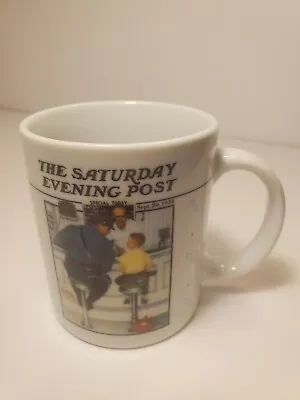 The Saturday Evening Post  The Runaway  Mug Norman Rockwell 1992 Great Condition • $2.99