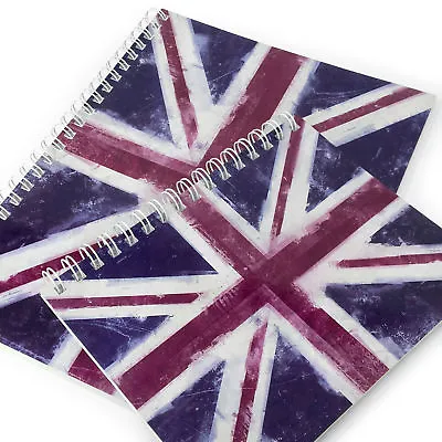 Monster Stationery - Flag A4 & A5 Lined Notebooks - Made In UK - Union Jack • £9.99