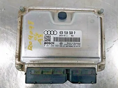 2006 Audi A8 Quattro Oem Electronic Engine Control Module Ecu 4e0910560p 06 • $76.99