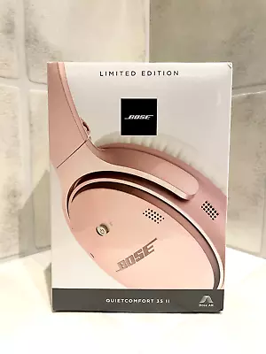 Bose Headphones QuietComfort 35 QC35 Wireless Noise Canceling Limited Color Rose • $634.12