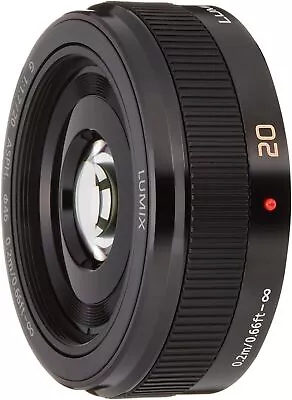 Panasonic Single Focus Lens For Micro Four Thirds Lumix G 20mm/F1.7 II ASPH. Bla • £294.68