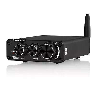 Mini Bluetooth 5.0 Digital Amplifier HiFi 2.0 Channel Stereo Desktop Audio Amp • £49.99