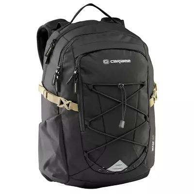 Caribee Wasp 30L Laptop Backpack With Raincover BLACK • $99