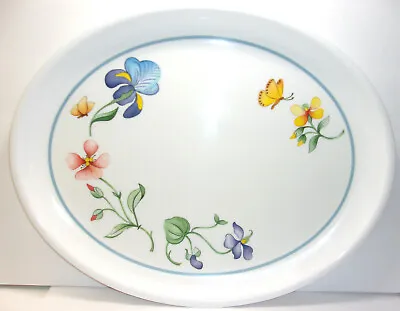 VILLEROY & BOCH Oval Petite Fleur Serving Tray Platter Melamine Plastic Large  • $18.50