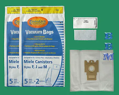 10 Miele FJM 7291640 HEPA Allergen Vacuum Cleaner Bags & Filters Polaris Neptune • $20.23