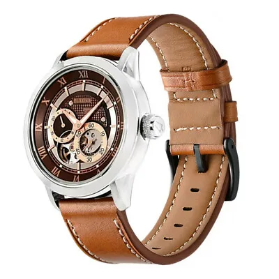 Classic Leather Watch Strap Band For Bulova Men's Watch Quick Fit Wristband • $10.99