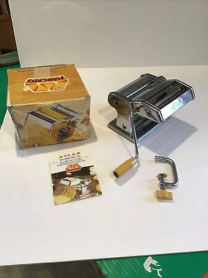 VTG Marcato Atlas Model 150 Deluxe Manual Pasta/Noodle Maker Made Italy Booklet • $59.95