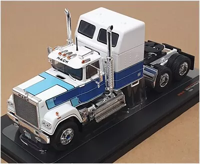 Ixo 1/43 Scale TR165.22 - 1985 Mack Superliner Magnum Truck - White/Blue • $58.50