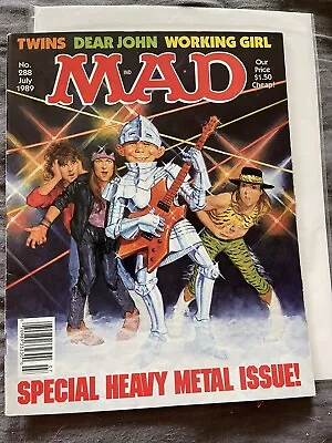 +++ Mad Magazine #288 July 1989 Heavy Metal Issue VG Shipping Included • $9.90