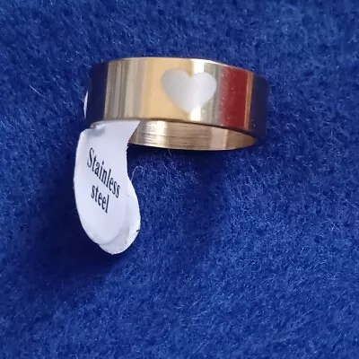 Ring Size 9 Unisex Stainless Steel Design #6 • $1.99