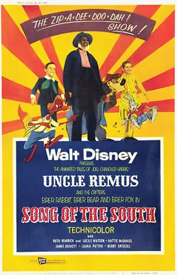 $6.49 • Buy Song Of The South Disney Cult Movie Poster Print #22