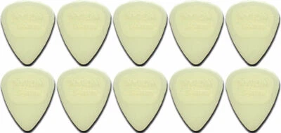 $7.70 • Buy 10 X Jim Dunlop Glow In The Dark Standard .94MM Gauge Guitar Picks Nylon