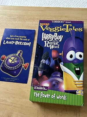 VeggieTales Larry-Boy And The Rumor Weed VHS HTF Rare.. • $10.99