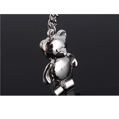 £2.99 • Buy TEDDY BEAR  Metal Keyring Keychain Bag Charm Gift Present - New