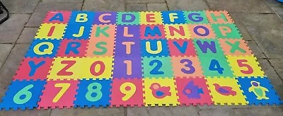 40piece Alphabet Baby Foam Play Mat Jigsaw Puzzle Floor Tile • £5