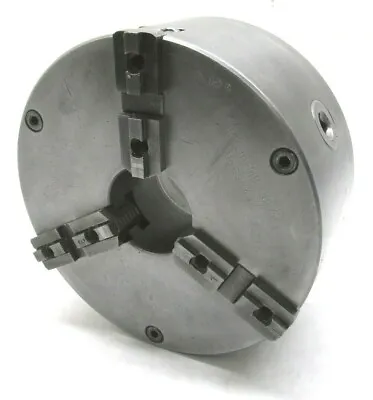 BISON 8  THREE-JAW LATHE CHUCK W/ L0 MOUNT - #PULm-M8-L0-ZD • $474.99