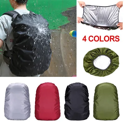 $6.02 • Buy 35L Backpack Rain Cover Travel Hiking Bag WaterProof Dust Rain Outdoor Rucksack