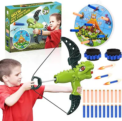 £13.67 • Buy Veopoko Toys For 4 5 6 7 8 Year Old Boys, Dinosaur Toys For Boys Age 4-8 Bow And